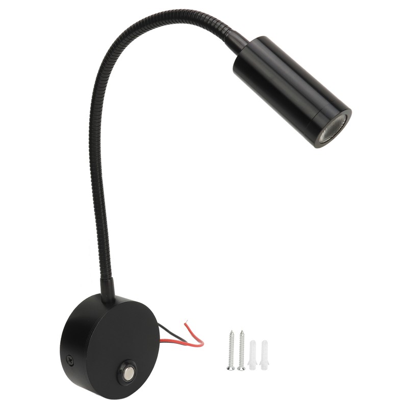 LED Reading Light DC12 to 24V Touch Adjustment USB Charging