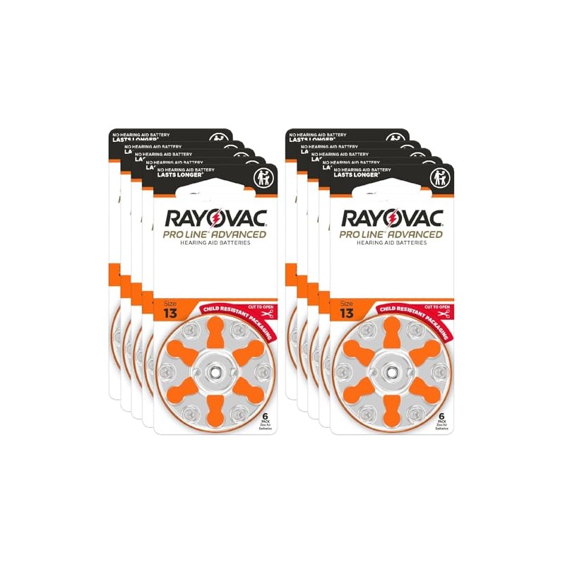 Rayovac Proline Advanced Hearing Aid Batteries | Size 13 |