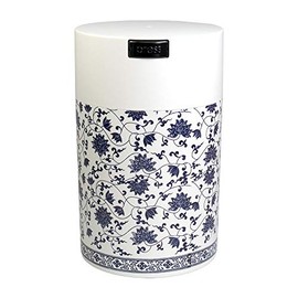 Tightpac America, Inc. CFV2-SWWF Coffeevac 1 lb - The Ultimate Vacuum Sealed Coffee Container, White Floral,