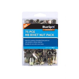 BlueSpot 40612 45PCE M10 Rivet Nut Pack