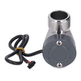 Water Meter, Stainless Steel Flowmeter Counter Sensor for Pond Fish Pool, 20-280L/MIN , 1.75MPA Pressure, 3.5-24VDC, for Farmland Irrigation