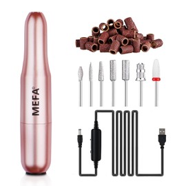MEFA Nail Cutter, 13 Pieces Manicure Set Electric, 20000 rpm Manicure and Pedicure Set Electric, 13-in-1 Cutter for Gelnäg, Nail Drill Acrylic Gel Nails for Home Salon