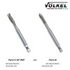 VÖLKEL HexDrive Machine Tap (Hex Socket) 1/4 Inch Bit, HSS-E,