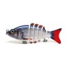FISHIN ADDICT Swimbait Multi Jointed fishing Lure realistic dace roach