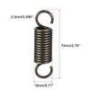 sourcing map Extended Tension Spring Wire Diameter 0.098", OD 0.71",