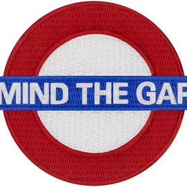The Underground Mind The Gap Patch Embroidered Badge Biker Applique Iron On Sew On Emblem