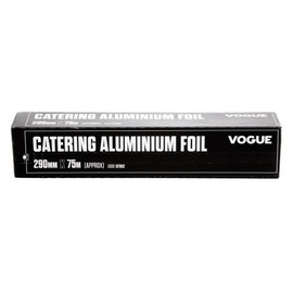 Vogue Aluminium Foil 11 1/2"/290mm x 250'/75m With Serrated Cutting Blade