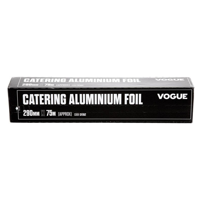 Vogue Aluminium Foil 11 1/2"/290mm x 250'/75m With Serrated Cutting
