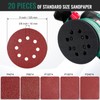 Orbital Sander 3.8Amp 450W, HYCHIKA 6 Variable Speeds Double Handle