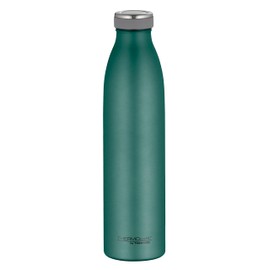 THERMOcafé by THERMOS TC BOTTLE Moss Green Mat 0.75 L, Stainless Steel Vacuum Flask, Carbonated Proof, 12 Hours Hot 24 Hours Cold, Leak-Proof, for School, On the Go and Office