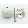 G Decor Crackle Ceramic Door Knobs Cupboard Pull Door Handles
