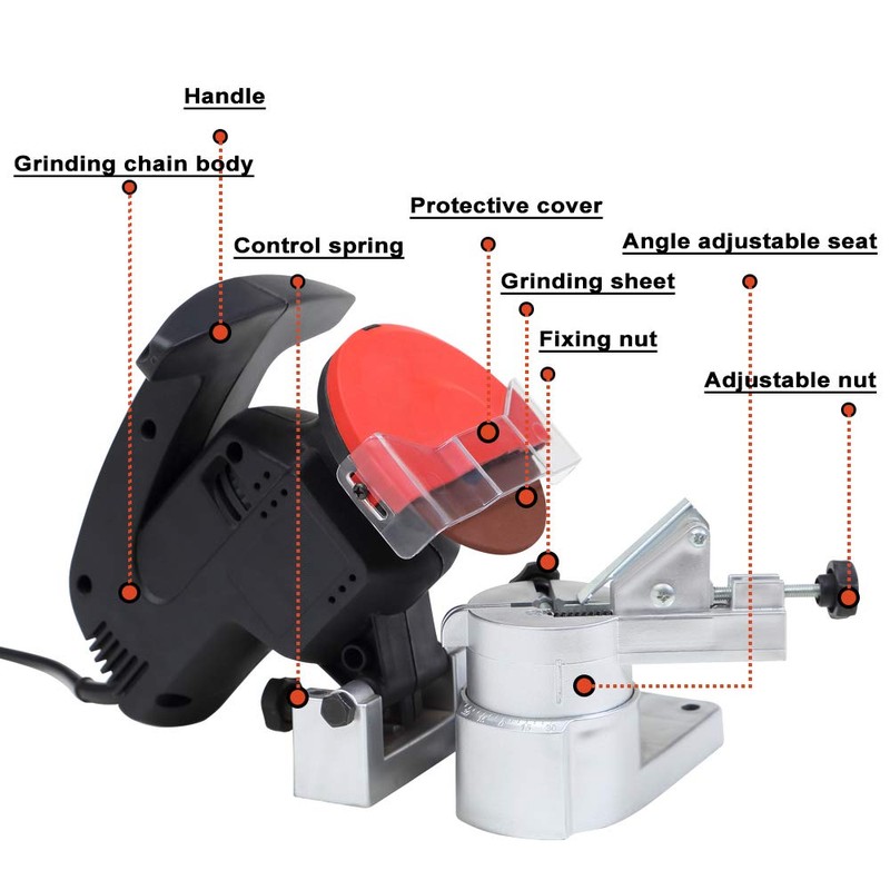 Grinding Wheel Chainsaw Sharpener Grinder Disc 3/8 & 404 Chain