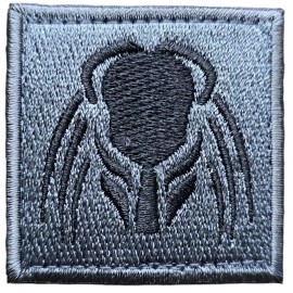Unbranded PREDATOR ALIEN ARNOLD MOVIE MASK HUNTER UNIFORM PATCH ACU GRAY HOOK COSPLAY