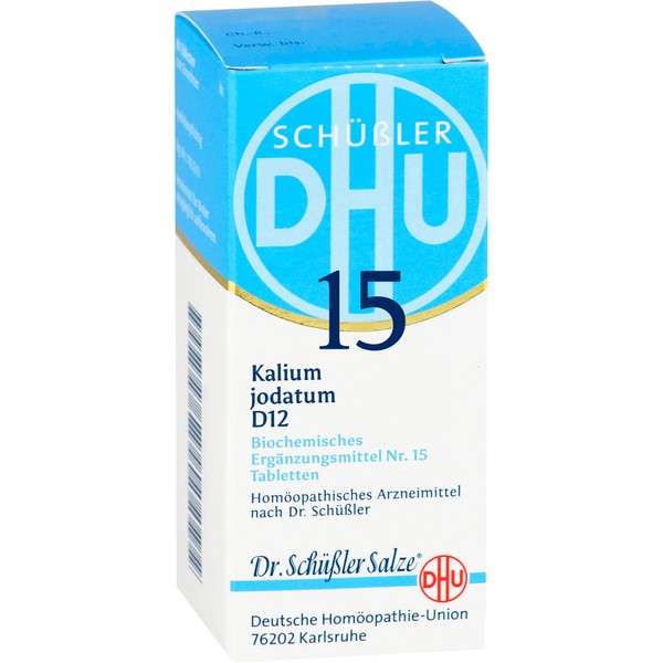 DHU Schüßler-Salz Nr. 15 Kalium jodatum D12 Tabletten, 420 pcs. Tablets