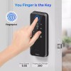 Tilvision Smart Fingerprint Lock Keyless Touchscreen Keypad Deadbolt Fob PasscodeAuto