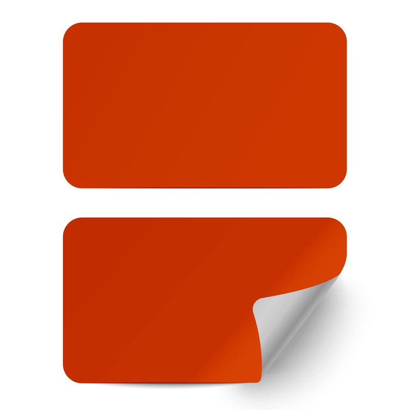 Colour-Coding Labels (8 Colors) Large Rectangular Labels 7.5cm x 5cm