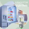 Fognor 5304511738 KEI D34L Refrigerator Bulb Replacement for Electrolux Kenmore