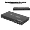B12SA Black 1×2 HDMI 2.0 Splitter Aluminium Alloy with Scaler