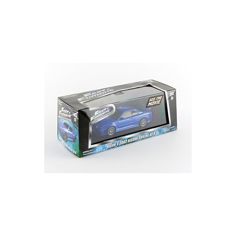 Greenlight 86219 1:43 Scale Brian 2002 Nissan Skyline GT-R Die