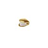 UUYYEO 2 Pcs Single Fangs Plated Gold Hip Hop Top