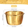 300 Pack Gold Cupcake Cups Bulk Disposable Foil Muffin Liners