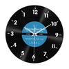 Fenteer Backwards Clock 12" Round Creative Arabia Numbers Decorative Clock