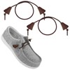 UamGlsob Elastic Shoelaces for Shoes, No Tie Bungee Stretchy Shoe