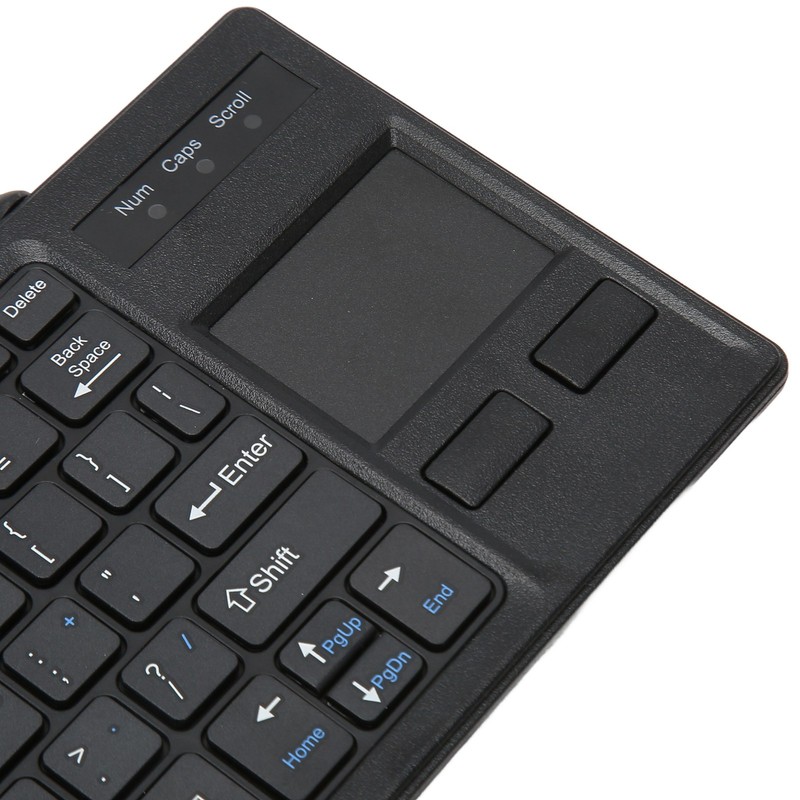K 800 Keyboard with Touchpad Wired Ultra Thin Mini Compact