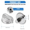 Homesweet WB03T10325 Cooktop Burner Knobs - Compatible with GE JGP329SET1SS,
