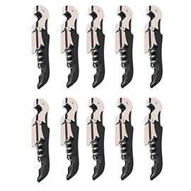 4 Packs Professional Waiter Corkscrew Wine Openers Set,Upgraded With Heavy Duty Stainless Steel Hinges Wine Key for Restaurant Waiters, Sommelier, Bartenders