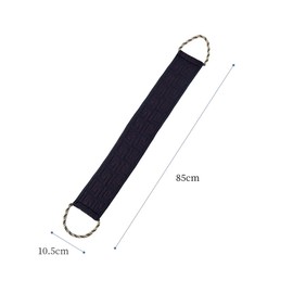 PERSENTU 17.7 Inches Back Scrubber for Use in Showers, Black Exfoliating Showers Towel, Body Scrubber, Backs Washers for Shower, Shower Backs Scrubber