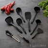 Shimomura Kogyo Verdun Black VB-207 Nylon Tamagoyaki Turner, Antibacterial, Dishwasher