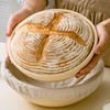 Panumly Bread Proofing Basket with Liners, 9 inch Round Sourdough