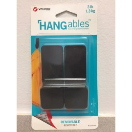 Velcro VEL-30139-USA Hangables Medium Plastic Removable Fasteners 2 pk