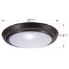 GRUENLICH LED Flush Mount Ceiling Light, 11 Inch Dimmable, 22W,