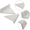 Pack of 2 Triangular Wall Brackets, Shelf Brackets, Triangle Shape,