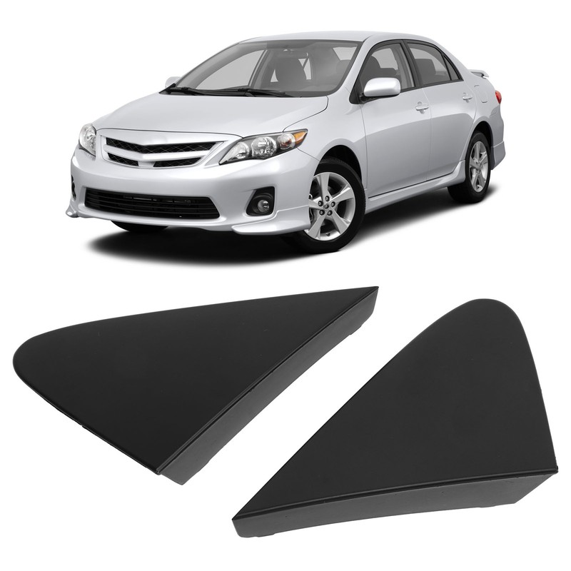 2Pcs Side View Mirror Fender Corner Trim Cover 60118 12010