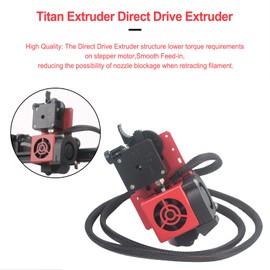Artudatech Titan Extruder Direct Drive Extruder 1.75mm Direct Drive Extruder Short-Range Hotend for EN-DER3/EN-DER3S/EN-DER3PRO/En-der-3V2 24V