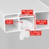 Curtain Gliders for Inner Track Rails, Pack of 128, with
