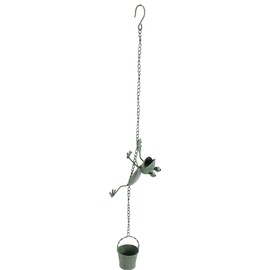 Murataya Sangyo 4825 Hanging Frog Pot, Object, 2.8 x 2.8 x 23.6 inches (7 x 7 x 60 cm)