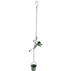 Murataya Sangyo 4825 Hanging Frog Pot, Object, 2.8 x 2.8 x 23.6 inches (7 x 7 x 60 cm)