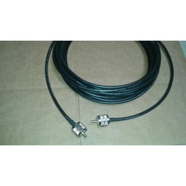 Unbranded US MADE   RG-58/U   PL259  UHF to PL259  HAM CB VHF  RF Antenna cable    15 FT