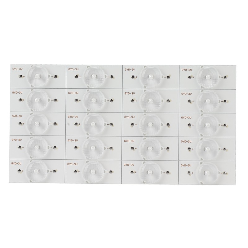 100Pcs SMD Lamp Beads 3V for 32‑65in TV Optical Lens