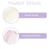 YUXIANLB 2pcs Travel Comb Mini Detangling Combs For Women Wide