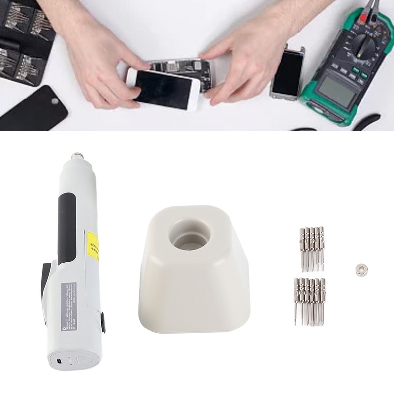 Electric Torsion Screwdriver Rechargeable Cordless Adjustable Brushless Electric Screwdriver for