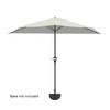 Half Umbrella Outdoor Patio Shade - 9 ft Patio Umbrella