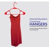 Royale Linens 20 Pack Red Plastic Hangers for Clothes -