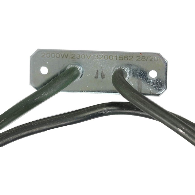 SPARES2GO Fan Oven Element 2 Turn compatible with Bush Cooker