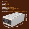 Garvee Commercial Chocolate Tempering Machine 2x1.58 QT Food Warmer 800W