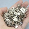 Mini Folding Hinges 1/4in 4-Hole for Dollhouse Cabinets with Screws
